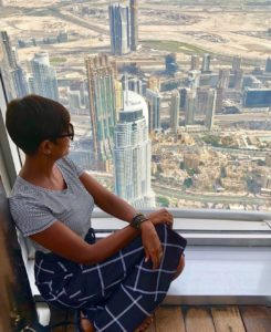 Visão de Dubai a partir do Burj Khalifa