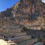 Ollantaytambo no Vale Sagrado dos Incas no Peru