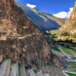 Ollantaytambo no Vale Sagrado dos Incas no Peru