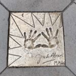 Marcas das mãos de artistas famosos em Gramado