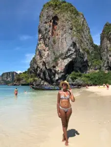 Praia de Railey em Krabi