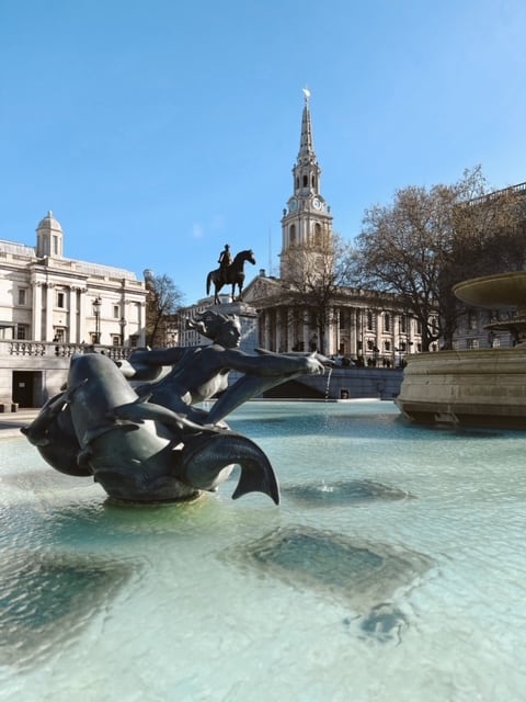 Trafalgar Square em Londres