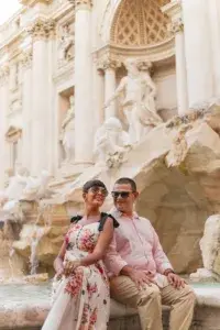 Fontana di Trevi em Roma