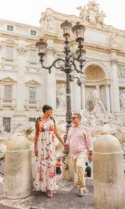 Fontana di Trevi em Roma