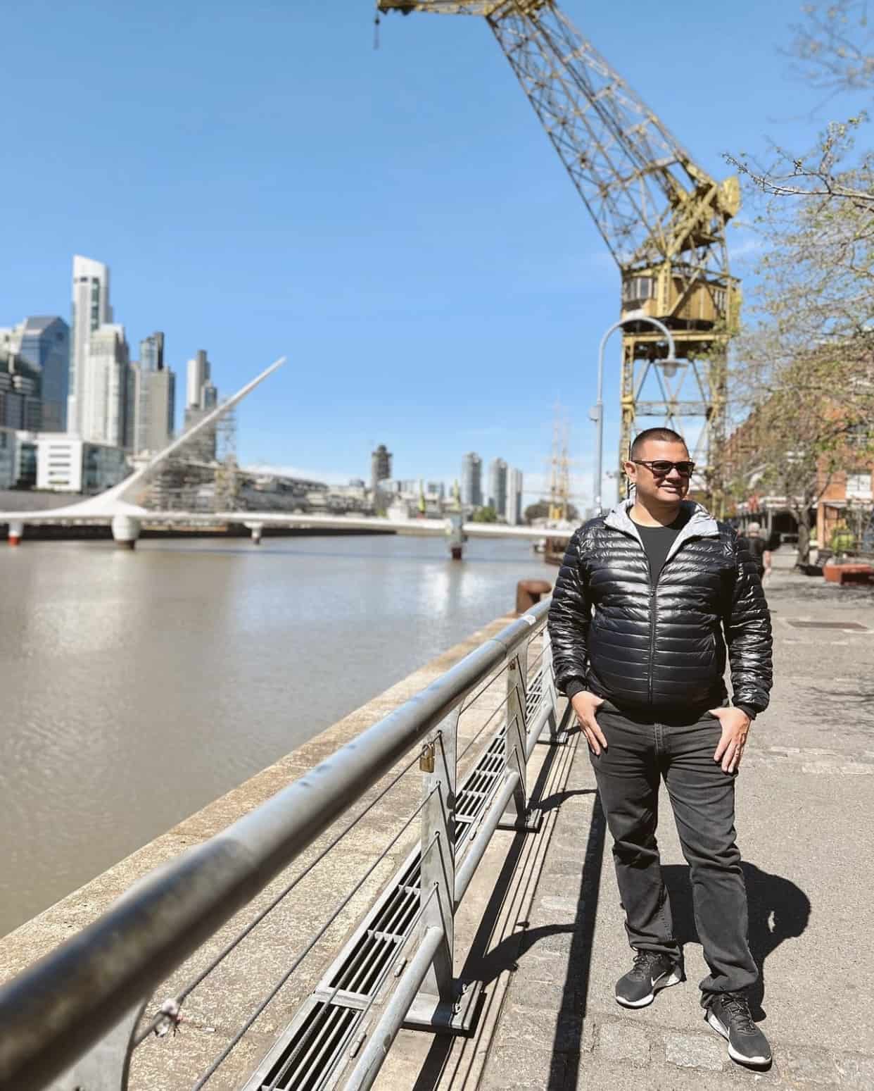 No Puerto Madero em Buenos Aires