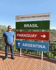 Marco das 3 Fronteiras em Foz do Iguaçu