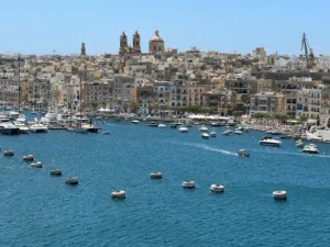 Vista de Malta desde Vittoriosa