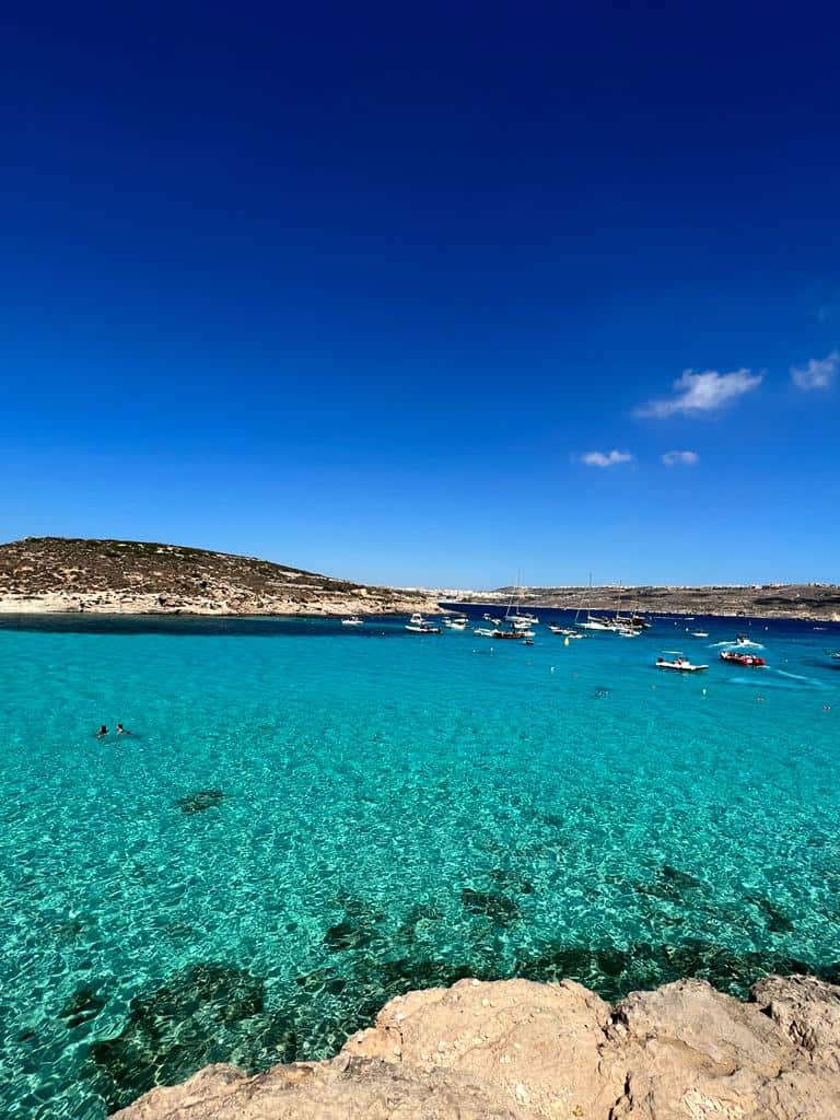 Blue Lagoon em Comino